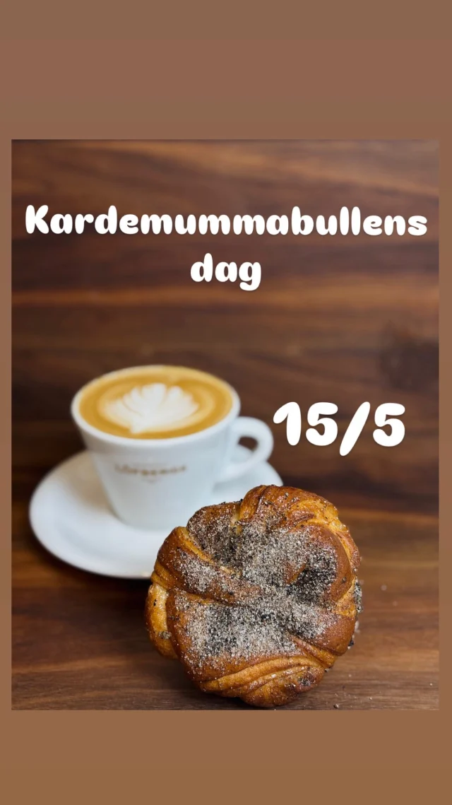 🌟Kardemummabullens🌟
Välkommen in på en riktig gofika! 😍

#baldersbröd #baldersbrod #sollentuna #solna #täby #sigtuna #fika #hantverk #kardemummabulle #tårtor #bakelser #catering #bröd #studenttårtor